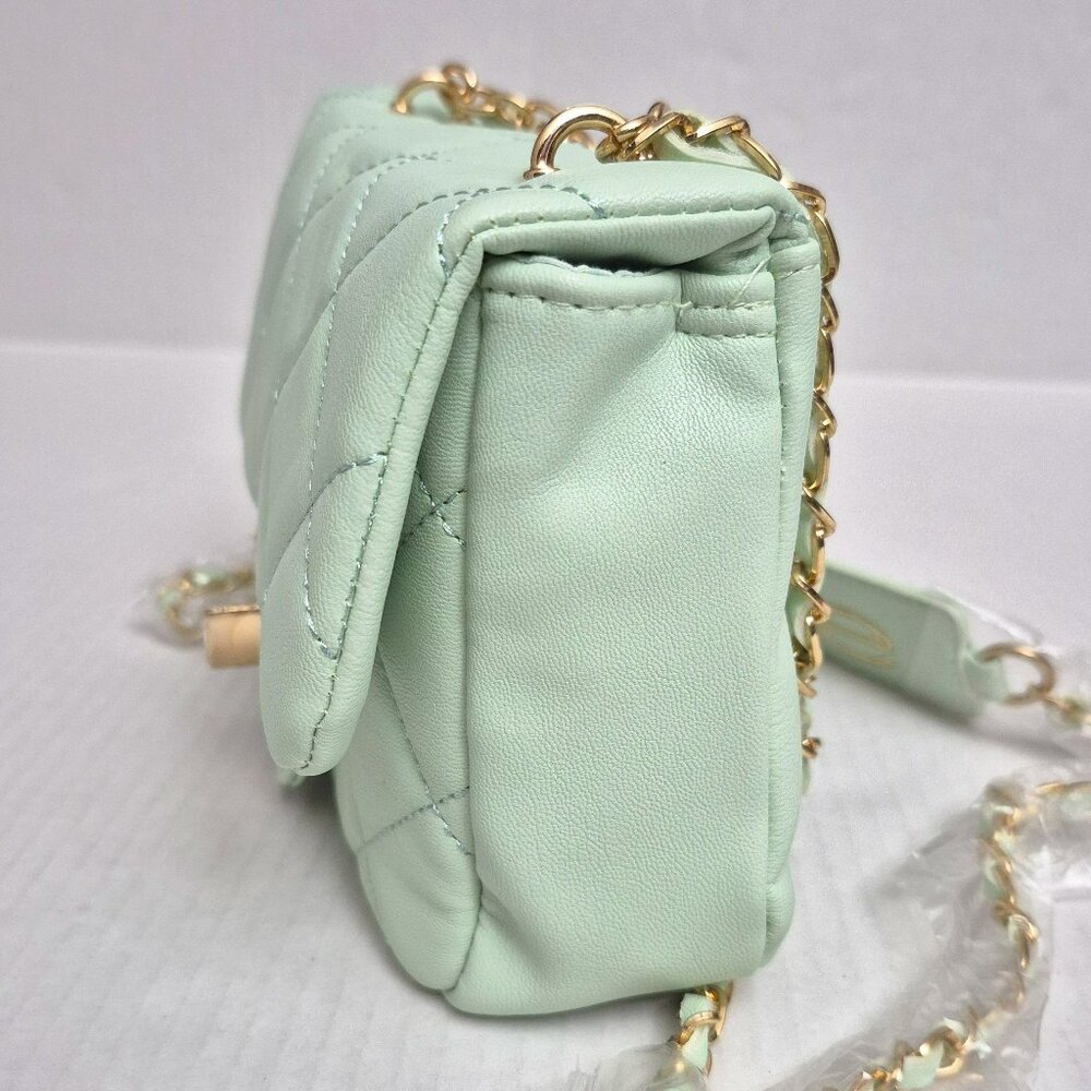 Bebe Wyatt Shoulder Bag Top Handle & Strap - Color: Mint - New with Tags - Picture 5 of 10
